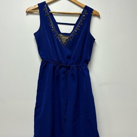 BeBop intense blue mini dress size XS Cobalt Flutter Sleeve Mini Dress - Picture 1 of 7
